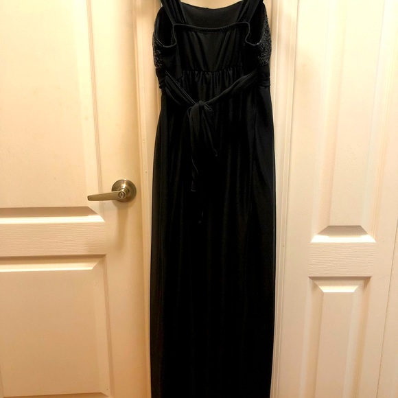 Youth long black dress size 14 - Picture 4 of 8